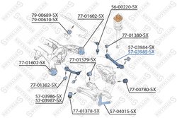 Brat suspensie Stellox 57-03985-SX