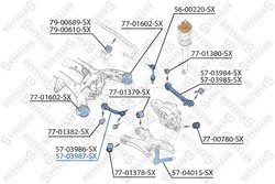 Brat suspensie Stellox 57-03987-SX