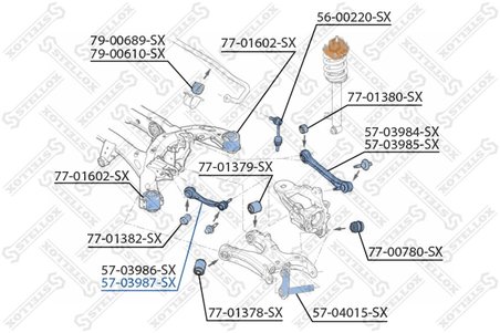 BRAT SUSPENSIE STELLOX 57-03987-SX - Compatibil cu BMW