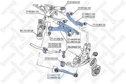 BRAT SUSPENSIE STELLOX 57-04007-SX - Compatibil cu AUDI