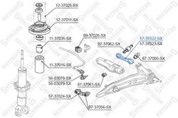BRAT SUSPENSIE STELLOX 57-37022-SX - Compatibil cu HONDA, ROVER