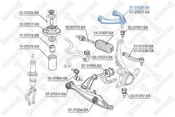 BRAT SUSPENSIE STELLOX 57-37026-SX - Compatibil cu HONDA