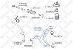 Brat suspensie Stellox 57-51008-SX