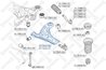 BRAT SUSPENSIE STELLOX 57-73026-SX - Compatibil cu CHEVROLET, DAEWOO
