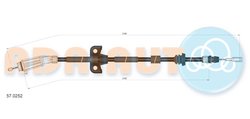 CABLU FRANA DE MANA ADRIAUTO 57.0252 - Piesa auto compatibila cu mai multe marci
