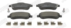 Set placute frana Jurid 572605JC
