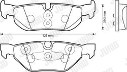 Set placute frana Jurid 573139JC