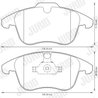 SET PLACUTE FRANA JURID 573201JC - Compatibil cu FORD, FORD AUSTRALIA, LAND ROVER, VOLVO
