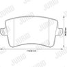 SET PLACUTE FRANA JURID 573259JC - Compatibil cu AUDI
