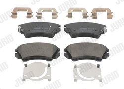 SET PLACUTE FRANA JURID 573270JC - Compatibil cu CHEVROLET, OPEL, SAAB, VAUXHALL