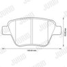 Set placute frana Jurid 573312JC