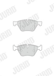 SET PLACUTE FRANA JURID 573364JC - Compatibil cu BMW