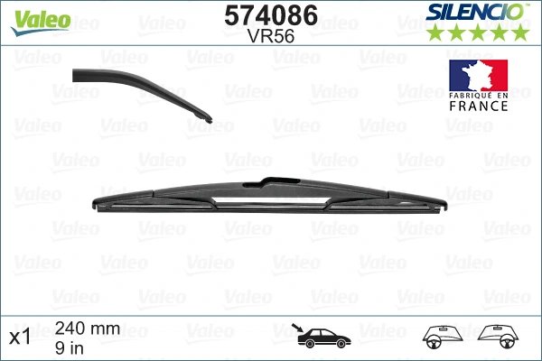 Lamela stergator Valeo 574086
