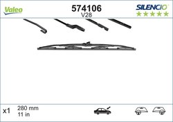 LAMELA STERGATOR VALEO 574106 - Compatibil cu AUSTIN, AUTOBIANCHI, CARBODIES, CITROEN, DAEWOO, DAIHATSU, FIAT, FORD, HUMMER, INN