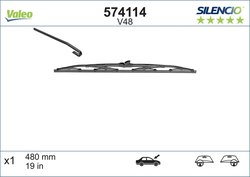 LAMELA STERGATOR VALEO 574114 - Compatibil cu ABARTH, ALFA ROMEO, AUDI, CHEVROLET, CHRYSLER, CITROEN, DAEWOO, DAIHATSU, FERRARI,