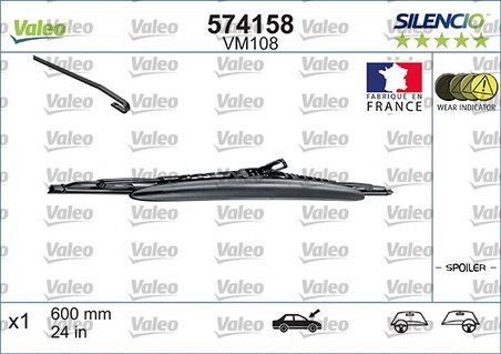 Lamela stergator Valeo 574158