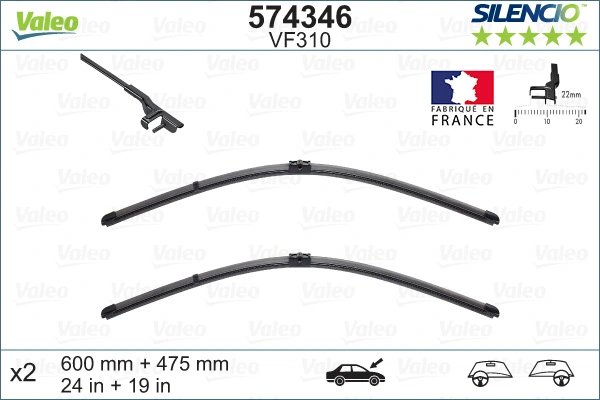 LAMELA STERGATOR VALEO 574346 - Compatibil cu AUDI, SKODA, VW