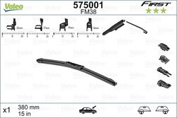 Lamela stergator Valeo 575001