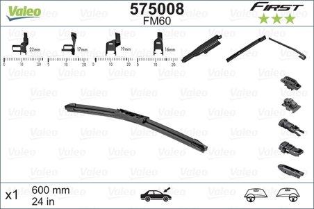 LAMELA STERGATOR VALEO 575008 - Compatibil cu ABARTH, ALFA ROMEO, AUDI, BMW, CADILLAC, CHEVROLET, CHRYSLER, CITROEN, DACIA, DAEW