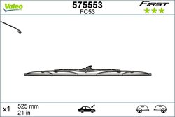 LAMELA STERGATOR VALEO 575553 - Compatibil cu ALFA ROMEO, AUDI, BMW, CHRYSLER, CITROEN, DAEWOO, DAIHATSU, DAIMLER, FIAT, FORD, F