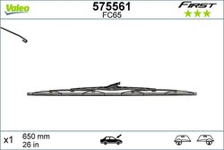 Lamela stergator Valeo 575561