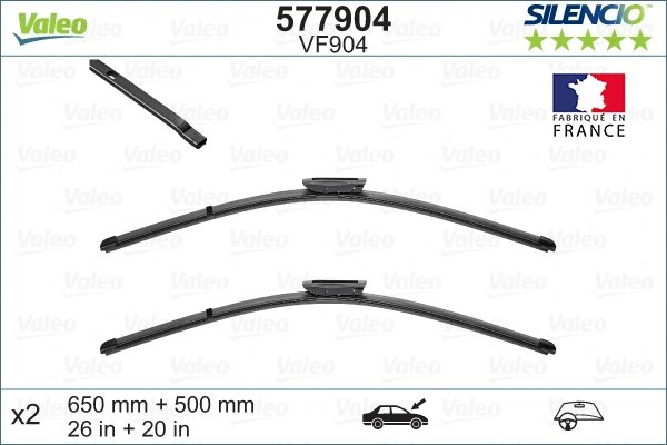 LAMELA STERGATOR VALEO 577904 - Compatibil cu CITROEN, FIAT, OPEL, PEUGEOT, TOYOTA
