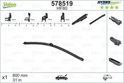Lamela stergator Valeo 578519