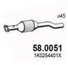 CATALIZATOR ASSO 58.0051 - Compatibil cu SEAT, SKODA, VW