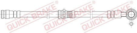 Furtun frana QUICK BRAKE 58.847