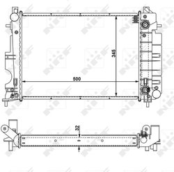 Radiator racire motor NRF 58109