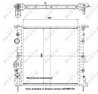 RADIATOR RACIRE MOTOR NRF 58196 - Compatibil cu RENAULT