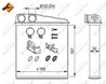 Schimbator caldura incalzire habitaclu NRF 58211