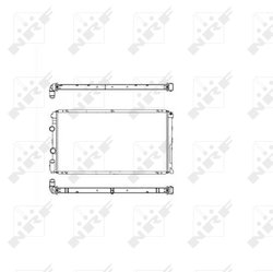 Radiator racire motor NRF 58213