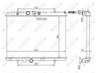 Radiator racire motor NRF 58226A