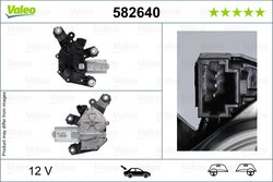 Motor stergator Valeo 582640