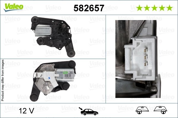 Motor stergator Valeo 582657