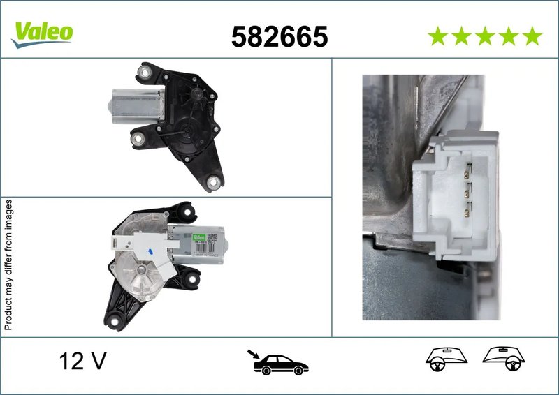 Motor stergator Valeo 582665
