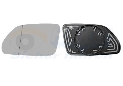 Sticla oglinda, oglinda retrovizoare exterioara Van Wezel 58