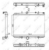 RADIATOR RACIRE MOTOR NRF 58303A - Compatibil cu CITROEN, PEUGEOT