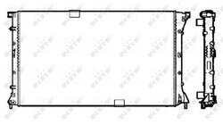 RADIATOR RACIRE MOTOR NRF 58331 - Compatibil cu NISSAN, OPEL, RENAULT, VAUXHALL