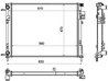 Radiator racire motor NRF 58333