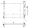 Radiator racire motor NRF 58367