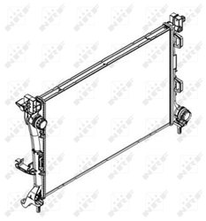 Radiator racire motor NRF 58427