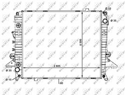 RADIATOR RACIRE MOTOR NRF 58463 - Compatibil cu LAND ROVER