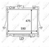 Radiator racire motor NRF 58480