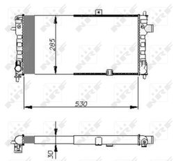 Radiator racire motor NRF 58675