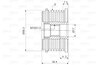 Fulie alternator Valeo 588059