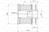 FULIE ALTERNATOR VALEO 588093 - Compatibil cu MERCEDES-BENZ