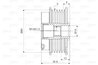 Fulie alternator Valeo 588097