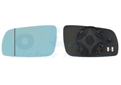 Sticla oglinda, oglinda retrovizoare exterioara Van Wezel 58